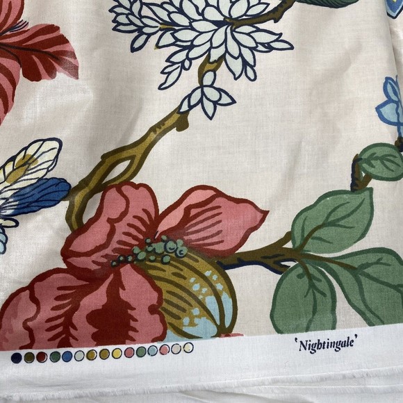 Jonelle Duracolor Cotton Fabric NIGHTINGALE 4 1/2 Yds - Picture 5 of 8